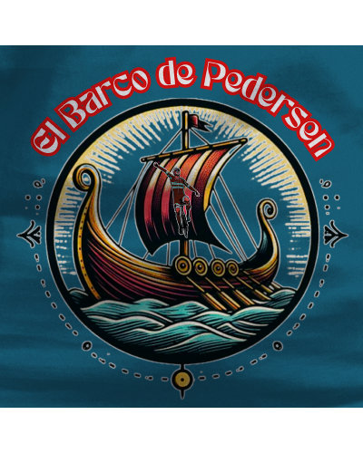 Sudadera hombre con capucha EL BARCO DE PEDERSEN – La Kamiseta K Buskas