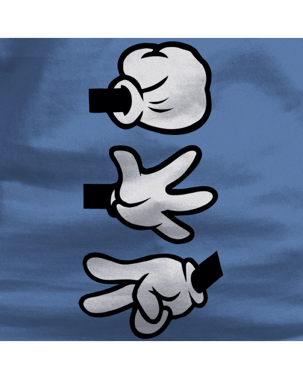 Camiseta Hombre Manga Corta - Piedra Papel Tijera