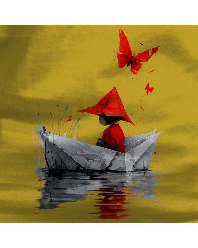 Camiseta Mujer Manga Corta - Barquito De Papel