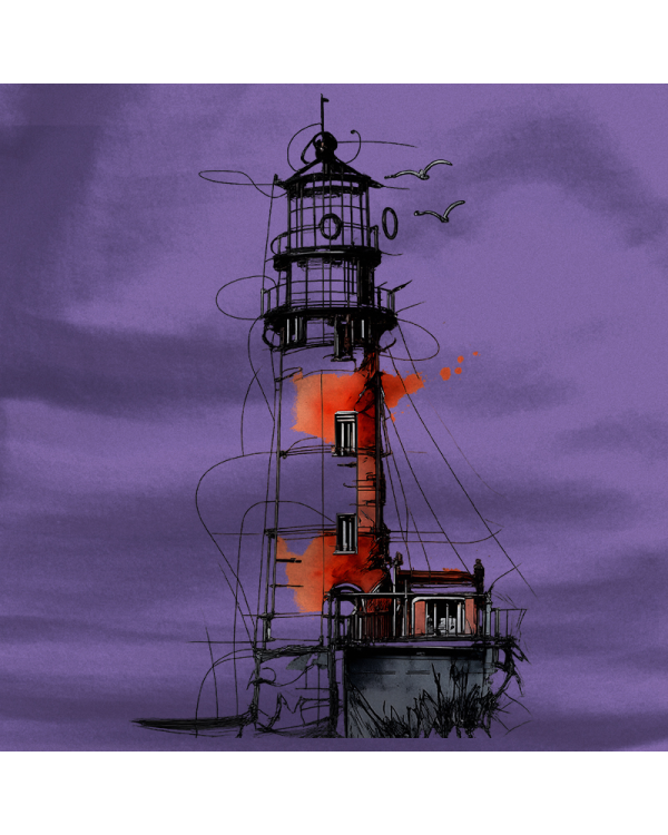 Camiseta hombre El Faro- manga corta