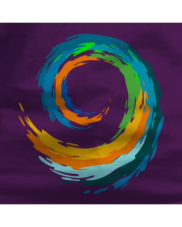 Camiseta hombre Espiral manga corta