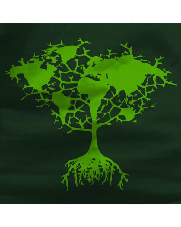 Camiseta Hombre Manga Corta - Arbol Tierra