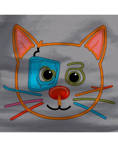 Sudadera niño con capucha - Gatito