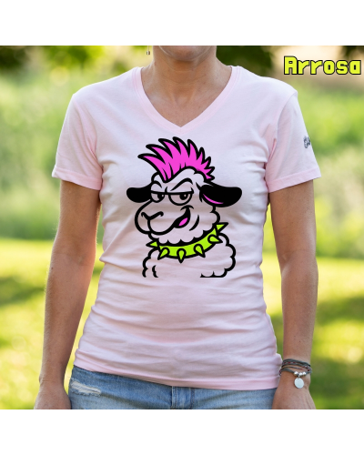 Emakumeen Kamiseta - Latxa Punk