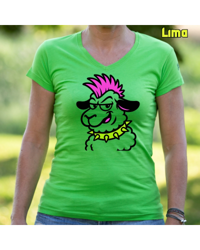 Emakumeen Kamiseta - Latxa Punk