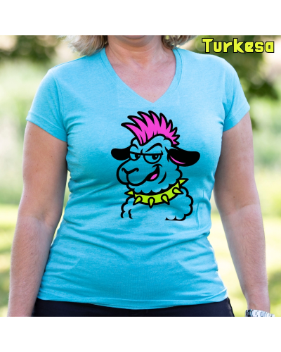 Emakumeen Kamiseta - Latxa Punk