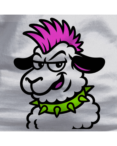 Gizonezkoen Kamiseta-Latxa Punk