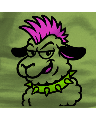 Gizonezkoen Kamiseta-Latxa Punk