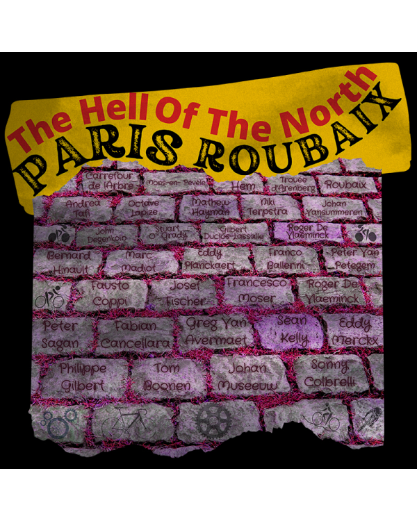 Sudadera hombre con capucha PAVES ROUBAIX – La Kamiseta K Buskas