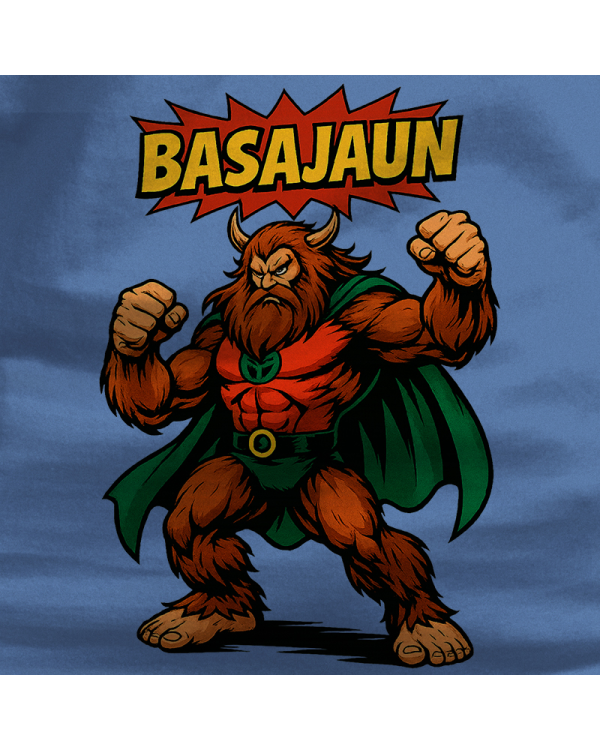 Gizonezkoen Kamiseta-Basajaun Komic