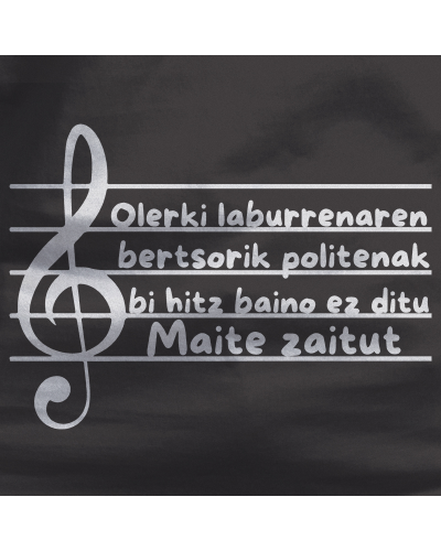 Gizonezkoen Txanodun Jertsea - Maite Zaitut