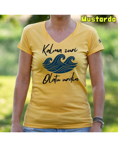 Emakumeen Kamiseta  - Kalma Zuri