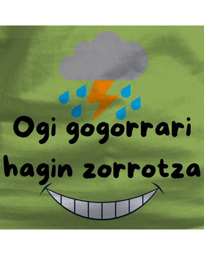 Haur Kamiseta-Ogi Gogorrari Hagin Zorrotza