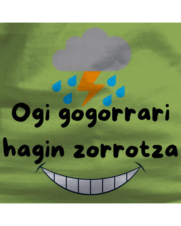 Haur Kamiseta-Ogi Gogorrari Hagin Zorrotza