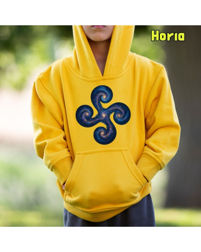 Haurren jertsea kaputxarekin - Lauburu Galaxia