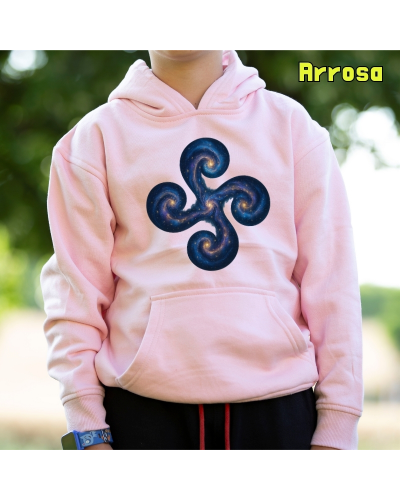 Haurren jertsea kaputxarekin - Lauburu Galaxia