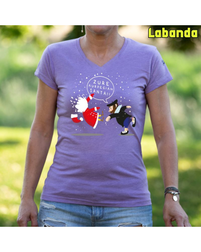 Camiseta Mujer Zure Aurpegian - manga corta