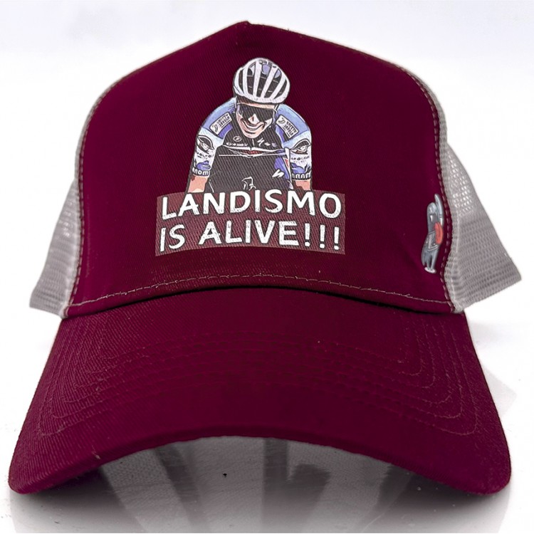 Gorra LANDISMO IS ALIVE - Burgundy/Gris