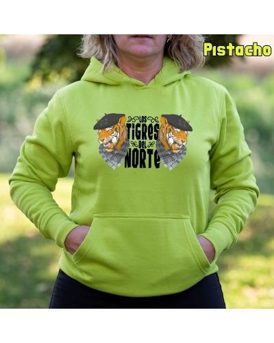 Sudadera mujer con capucha Los Tigres Del Norte  La Kamiseta K Buskas