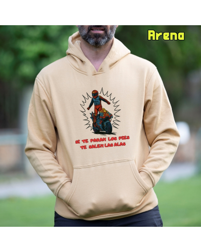 Sudadera hombre con capucha - Alas