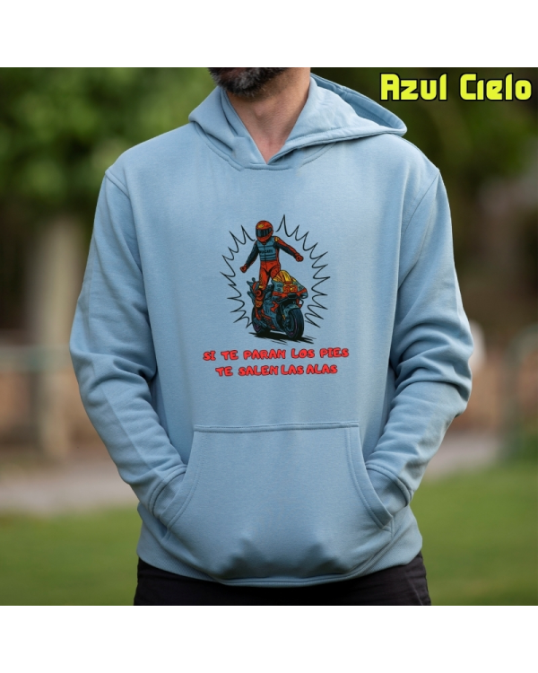 Sudadera hombre con capucha - Alas