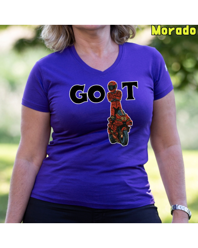 Camiseta mujer manga corta - GOAT