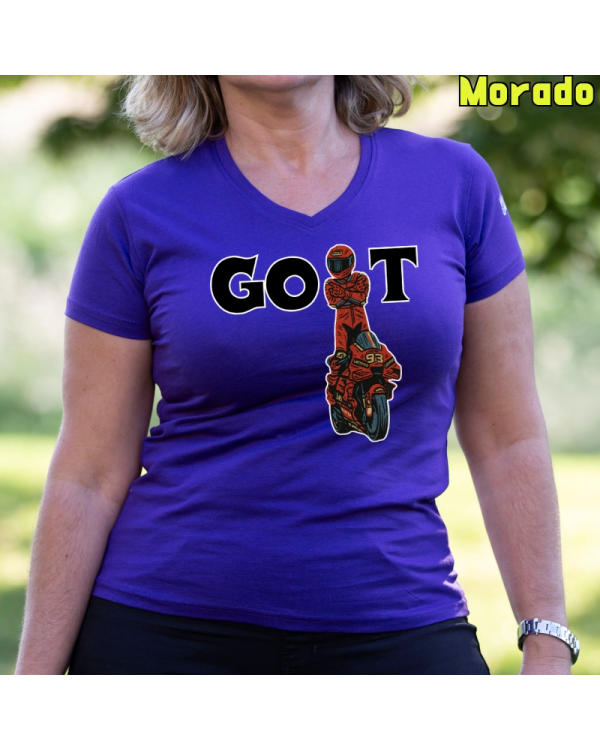 Camiseta mujer manga corta - GOAT