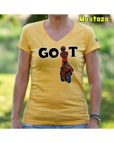 Camiseta mujer manga corta - GOAT