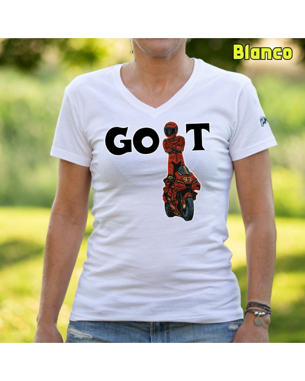 Camiseta mujer manga corta - GOAT