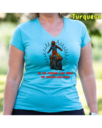 Camiseta mujer manga corta - ALAS