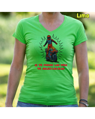 Camiseta mujer manga corta - ALAS