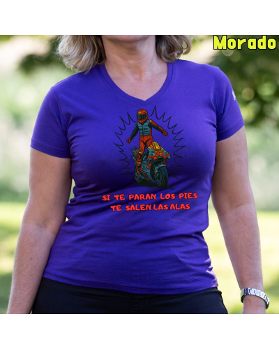 Camiseta mujer manga corta - ALAS