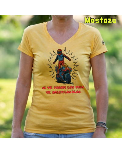 Camiseta mujer manga corta - ALAS