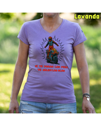 Camiseta mujer manga corta - ALAS