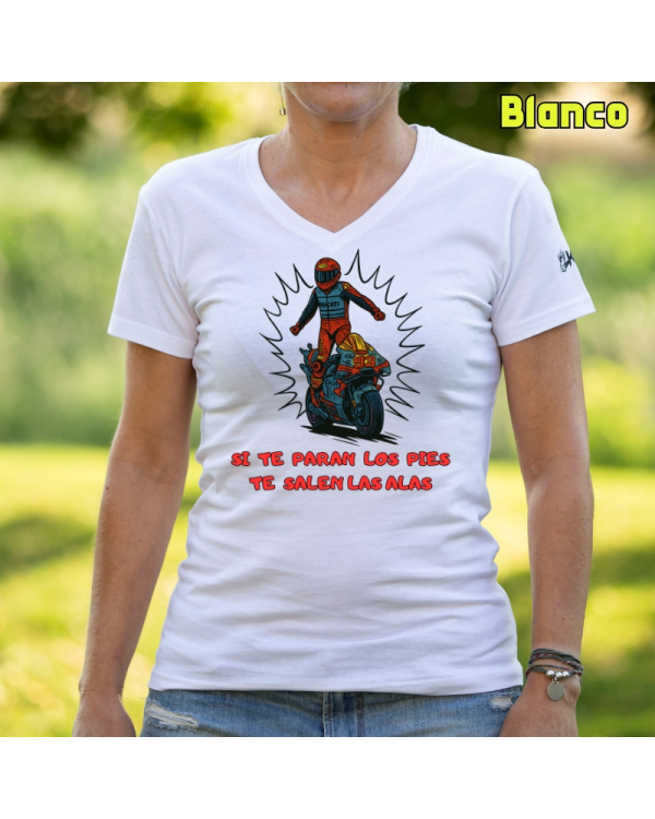 Camiseta mujer manga corta - ALAS