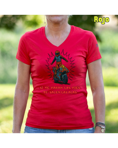 Camiseta mujer manga corta - ALAS