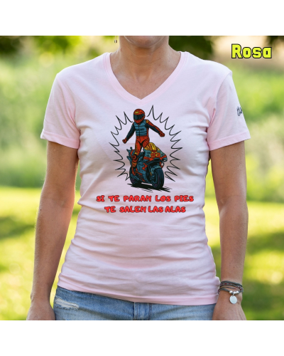 Camiseta mujer manga corta - ALAS