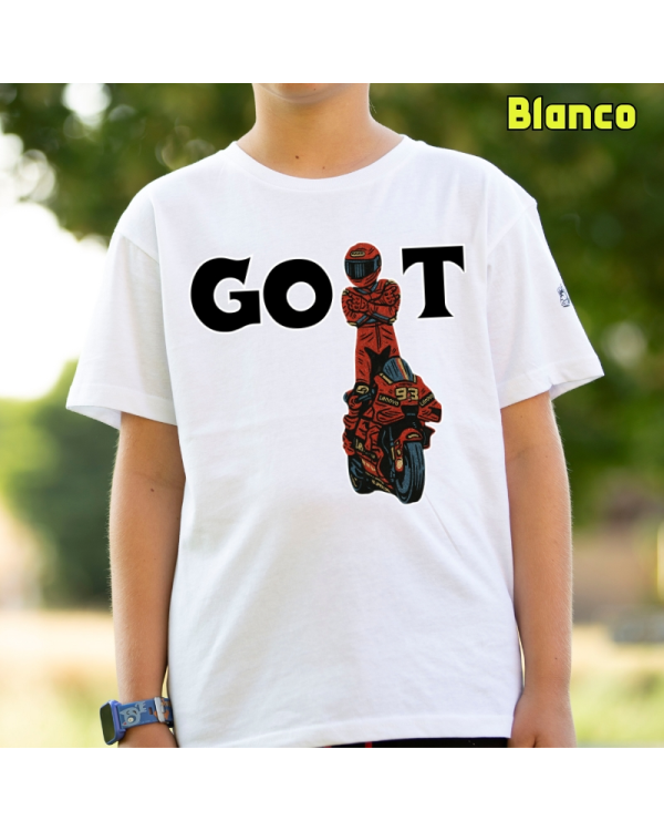 Camiseta niño manga corta - GOAT