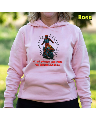 Sudadera mujer con capucha - ALAS