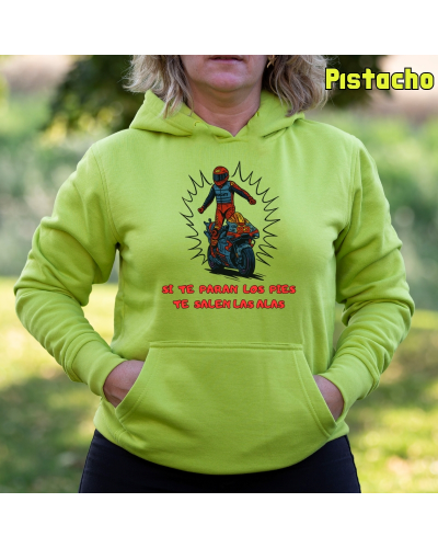 Sudadera mujer con capucha - ALAS