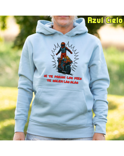 Sudadera mujer con capucha - ALAS