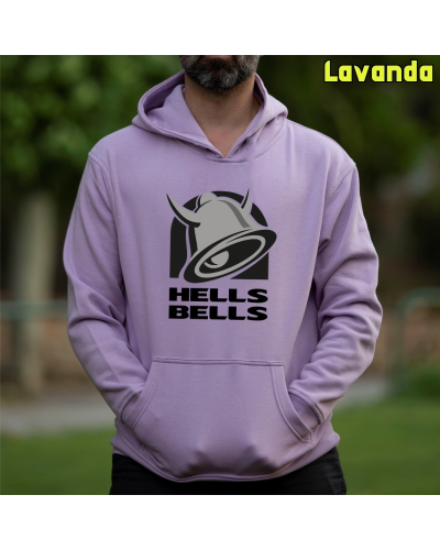 Sudadera hombre con capucha Hells Bells  La Kamiseta K Buskas