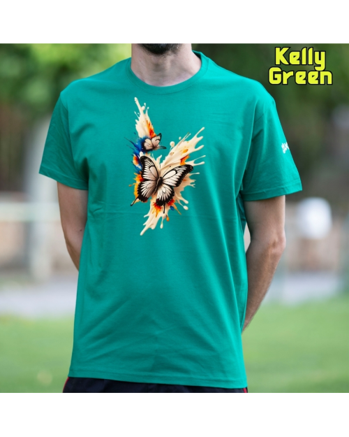 Camiseta hombre Mariposas- manga corta