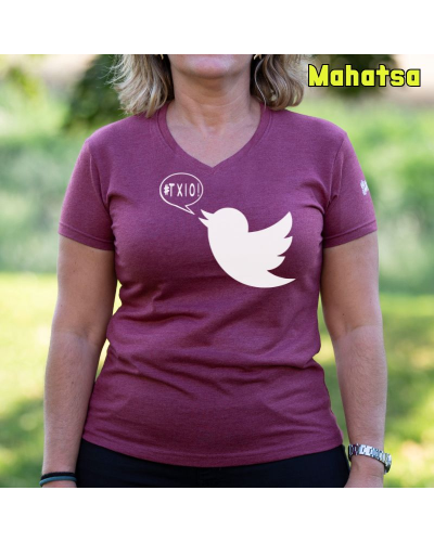 Camiseta Mujer Txoria Txori - manga corta