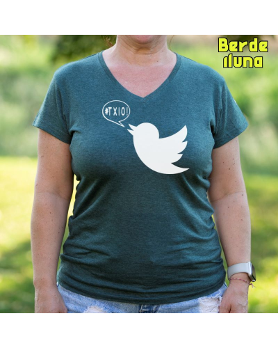 Camiseta Mujer Txoria Txori - manga corta