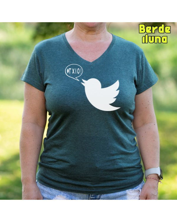 Camiseta Mujer Txoria Txori - manga corta