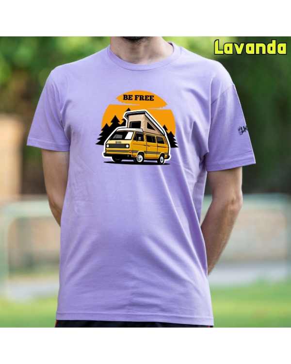 Camiseta hombre BE FREE- manga corta