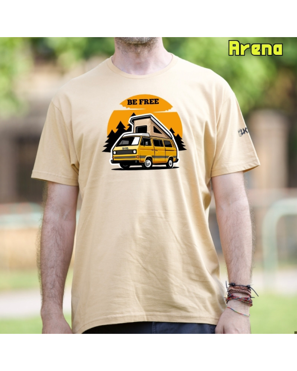 Camiseta hombre BE FREE- manga corta