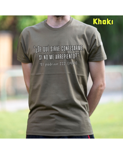 Camiseta hombre NO ME ARREPIENTO - manga corta