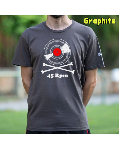 Camiseta hombre Vinilo 45 Rpm - manga corta